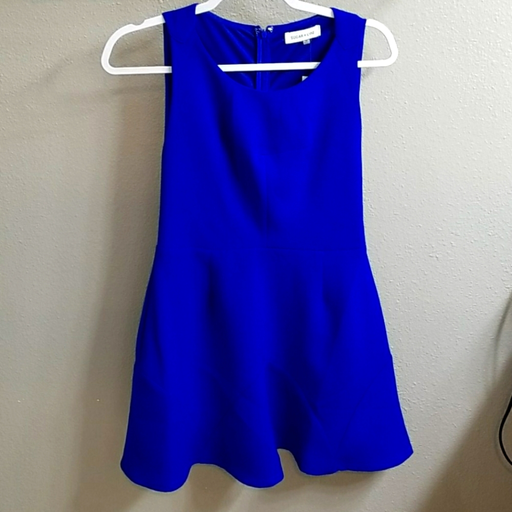 SugarLips Dress Size Med Colbalt Blue
